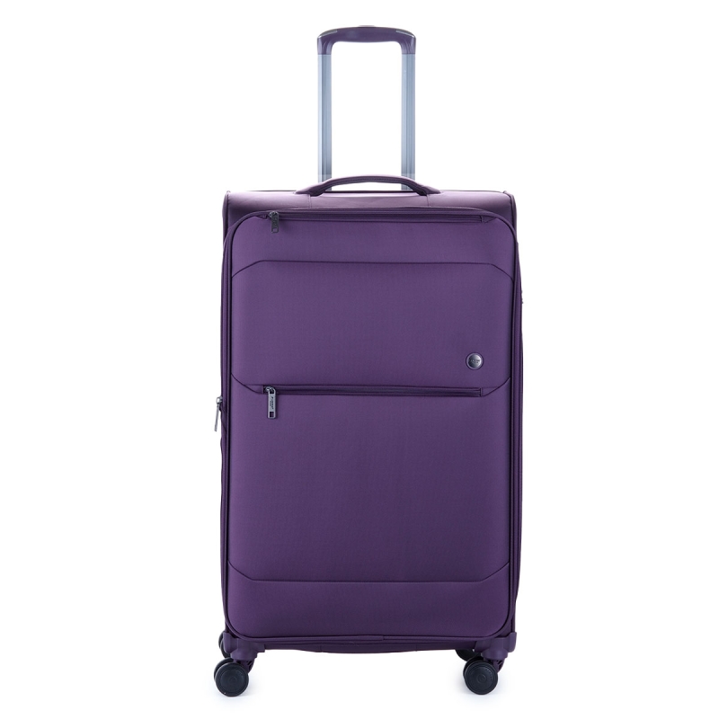 Duża walizka podróżna na 4 kółkach, materiałowa 100 l TSA Airtex 839