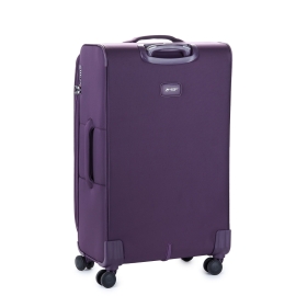 Duża walizka podróżna na 4 kółkach, materiałowa 100 l TSA Airtex 839