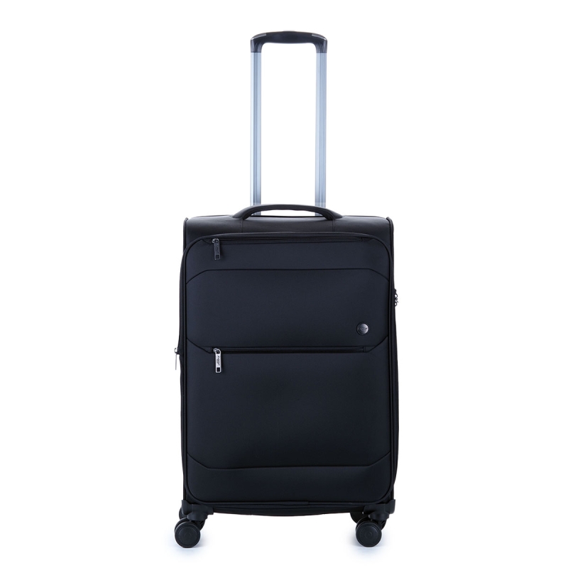 Średnia walizka podróżna na 4 kółkach, materiałowa 70 l TSA Airtex 839