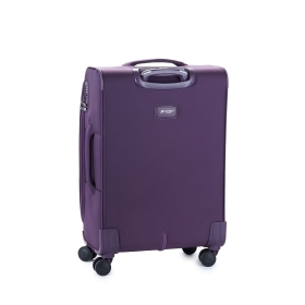 Średnia walizka podróżna na 4 kółkach, materiałowa 70 l TSA Airtex 839