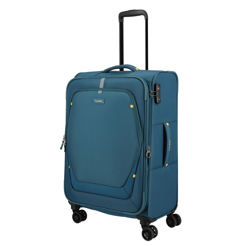 Walizka podróżna średnia na 4 kółkach materiałowa 60l Travelite Umbria