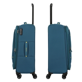 Walizka podróżna średnia na 4 kółkach materiałowa 60l Travelite Umbria