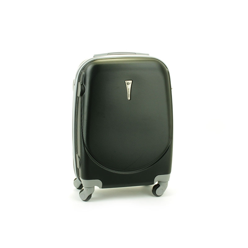 606 Mała walizka kabinowa ABS do samolotu czarna