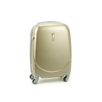 606 Mała walizka kabinowa ABS do samolotu beżowa
