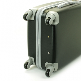 Średnia walizka podróżna 50 l na 4 kółkach twarda ABS 606