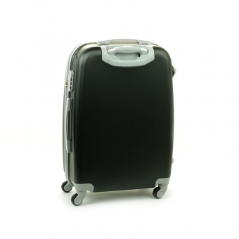 Duża walizka podróżna 80 l na 4 obrotowych kółkach twarda ABS 606