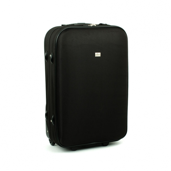 4010 duża walizka z materiału czarna