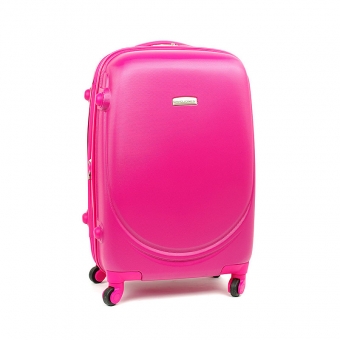 8821 David Jones Średnia walizka podróżna ABS z zamkiem TSA różowa