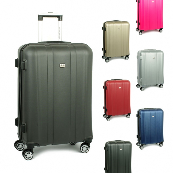 1028 David Jones Duże walizki podróżne na kółkach ABS