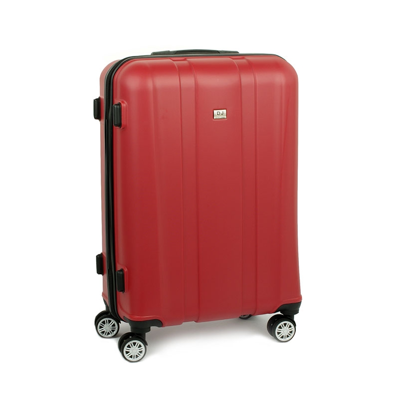 1028 David Jones Mała walizka kabinowa ABS czerwona