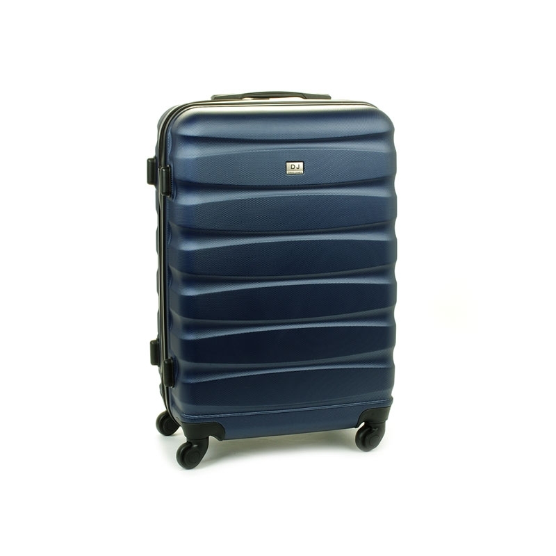 1030 David Jones Średnia walizka podróżna na kółkach ABS granatowa