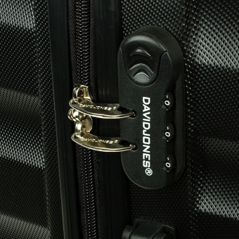 Średnia walizka podróżna na czterech kółkach ABS - David Jones 1030