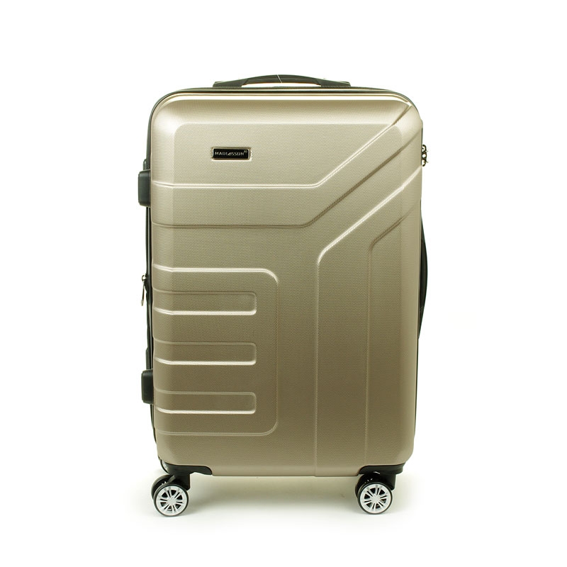 87104 Bardzo duża walizka podróżna na kółkach XL - Madisson beżowa