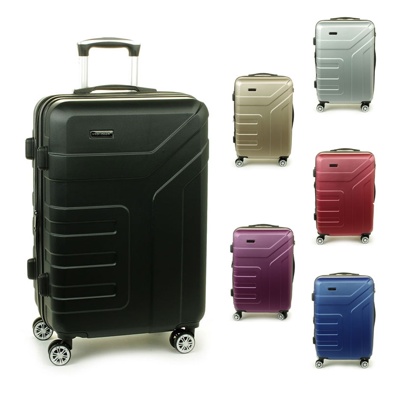 87104 Duże walizki podróżne na kółkach ABS - Madisson