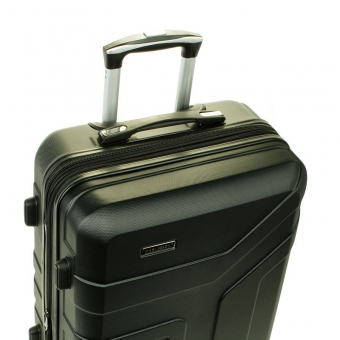 Duża walizka podróżna na 4 kółkach 100 l twarda ABS 87104