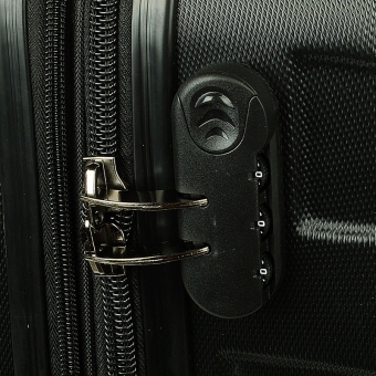 Duża walizka podróżna na 4 kółkach 100 l twarda ABS 87104