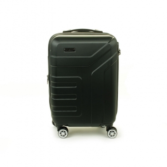 87104 Mała walizka podróżna na kółkach ABS - Madisson czarna