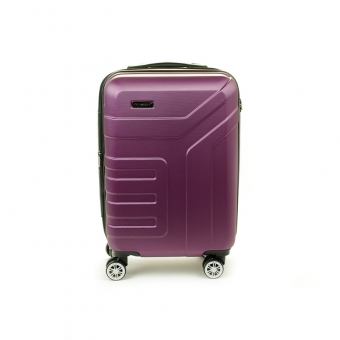 87104 Mała walizka podróżna na kółkach ABS - Madisson fioletowa