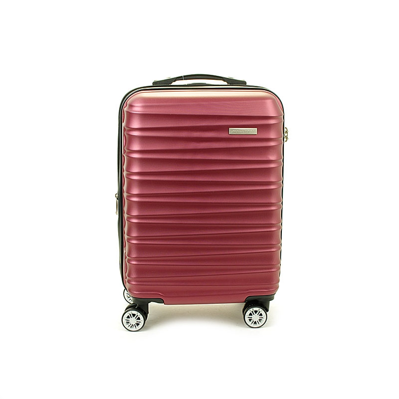 62203 Mała walizka podróżna na 4 kółkach ABS - Madisson bordowa