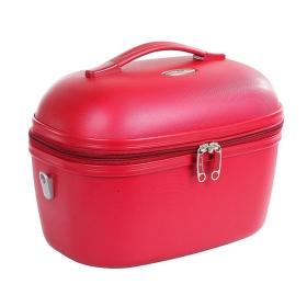 Kuferek na kosmetyki, kosmetyczka podróżna do walizki - Snowball 31935 czerwony