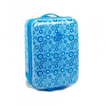 65218 Mała walizka na kółkach dla dzieci - Snowball niebieska