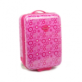 65218 Mała walizka na kółkach dla dzieci - Snowball różowa