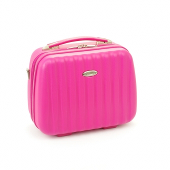 Kuferek na kosmetyki, kosmetyczka podróżna do walizki - Snowball 82535 różowa