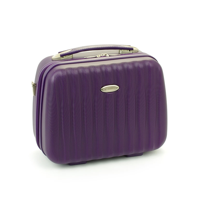 Kuferek na kosmetyki, kosmetyczka podróżna do walizki - Snowball 82535 fioletowa