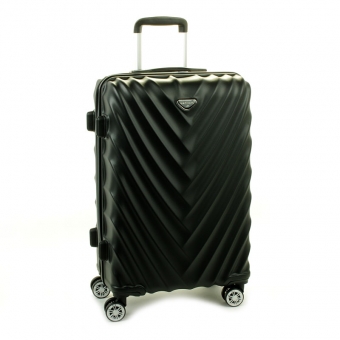 Średnia walizka podróżna na kółkach 60 l twarda ABS 93503