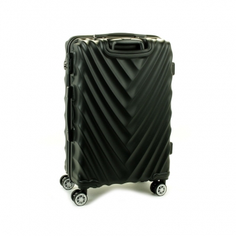 Średnia walizka podróżna na kółkach 60 l twarda ABS 93503