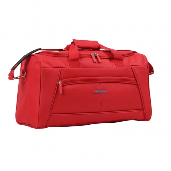 51170 Średnia torba podróżna materiałowa do ręki - Madisson czerwona