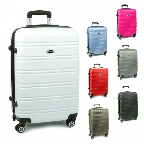 531 Duże walizki podróżne na czterech kółkach ABS - Airtex