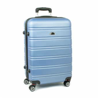531 Mała walizka podróżna na czterech kółkach ABS - Airtex niebieska