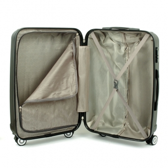 602 Duża walizka podróżna na czterech kółkach twarda ABS, PC - Airtex