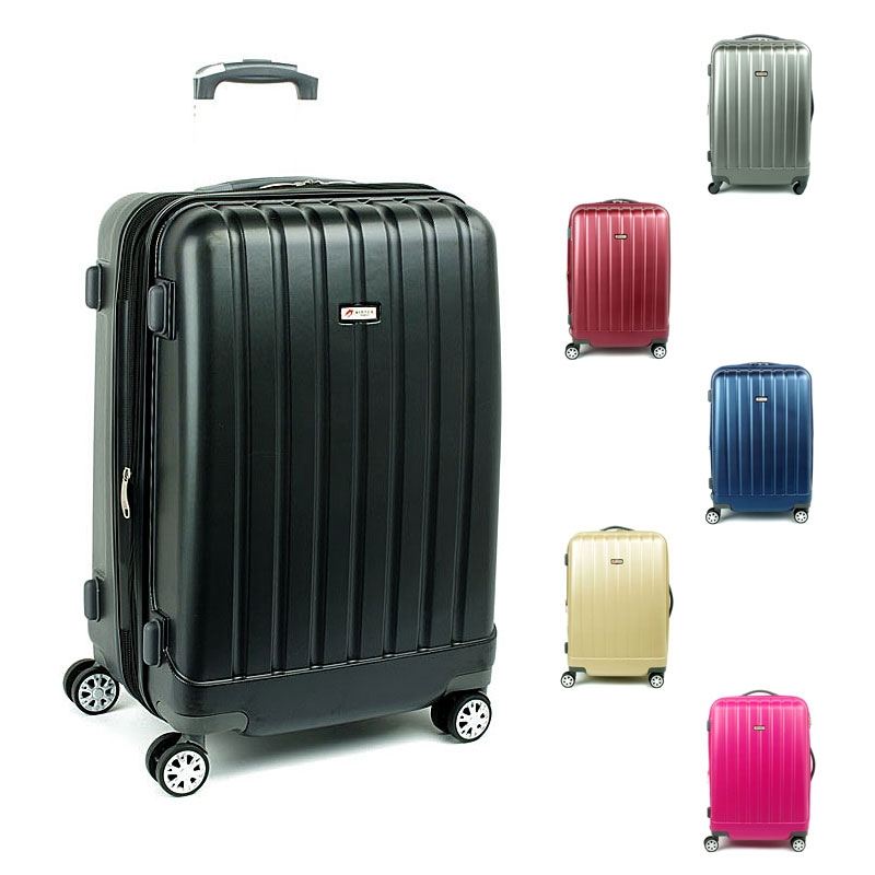 938 Średnie walizki podróżne z poliwęglanu na kółkach TSA - Airtex