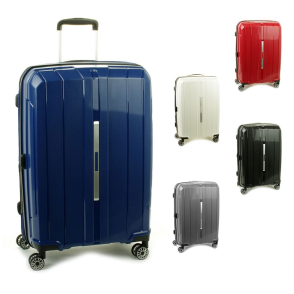 83803 Średnie walizki podróżne na kółkach polipropylen TSA - Snowball