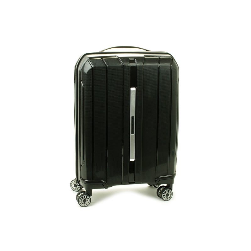 83803 Mała walizka podróżna kabinowa polipropylen TSA - Snowball czarna