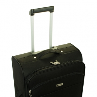 Bardzo duża walizka podróżna na kółkach XL z materiału - Worldline 523