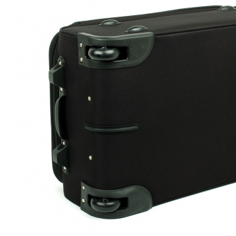 Bardzo duża walizka podróżna na kółkach XL z materiału - Airtex 9090