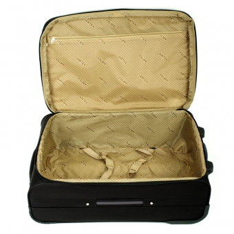 Bardzo duża walizka podróżna na kółkach XL z materiału - Airtex 9090