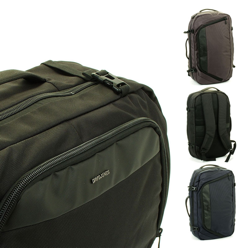 Plecak torba podróżna z kieszenią na laptopa 15" - David Jones PC029