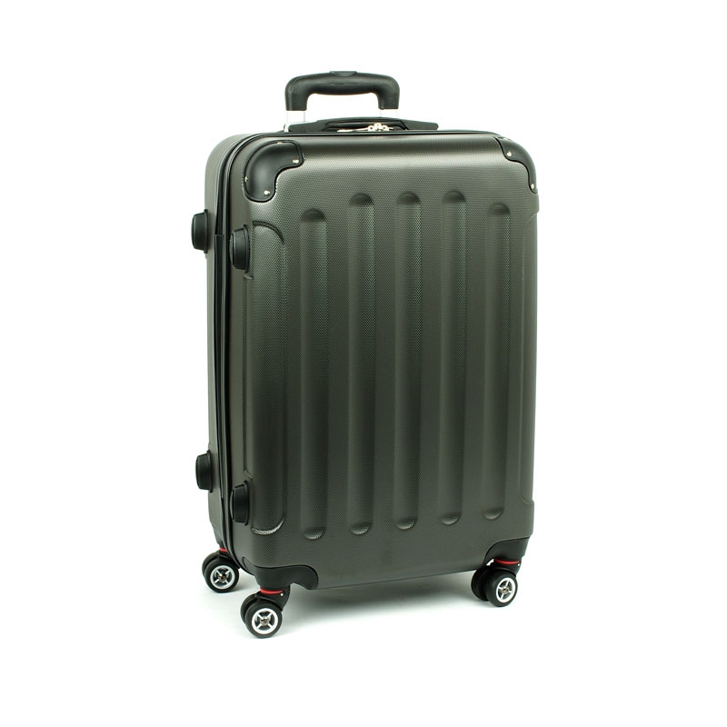 218 Mała walizka kabinowa na 4 podwójnych kółkach ABS - ORMI grafitowa