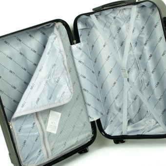 Mała walizka kabinowa na 4 podwójnych kółkach ABS - ORMI 218