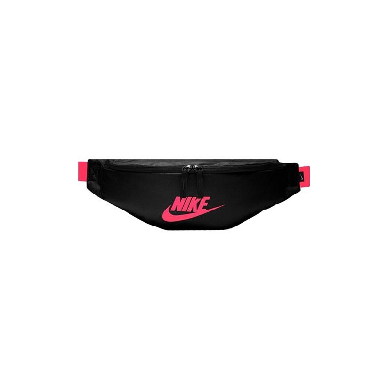 016 Saszetka na pas biodrówka Heritage Hip czarno-różowa - Nike czarna, różowa