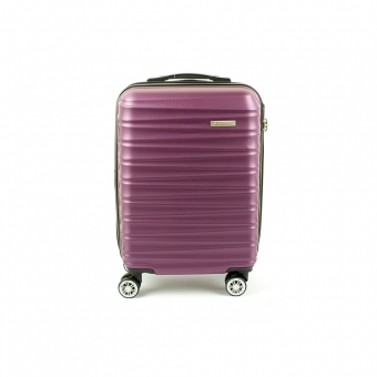 62203 Mała walizka podróżna na 4 kółkach ABS - Madisson fioletowa