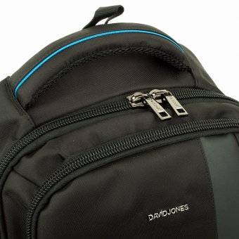 Duży elegancki plecak na laptopa 17 cali, czarny - David Jones PC024