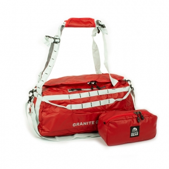 Torbo-plecak 2w1 torba podróżna z pokrowcem-kosmetyczką - Granite Gear czerwony