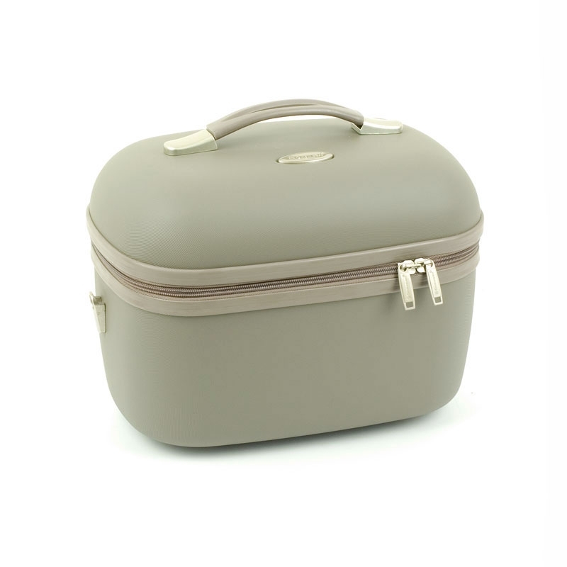 Kuferek na kosmetyki, kosmetyczka podróżna do walizki - Snowball 31935 beżowy