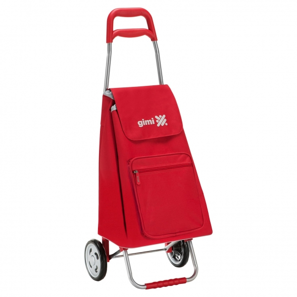 Wózek na zakupy torba na kółkach lekki składany GIMI Argo czerwony