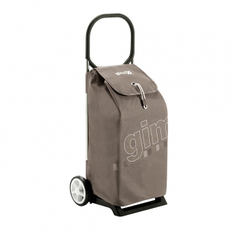 Wózek na zakupy torba na kółkach lekka pojemna 50l GIMI Italo beżowy